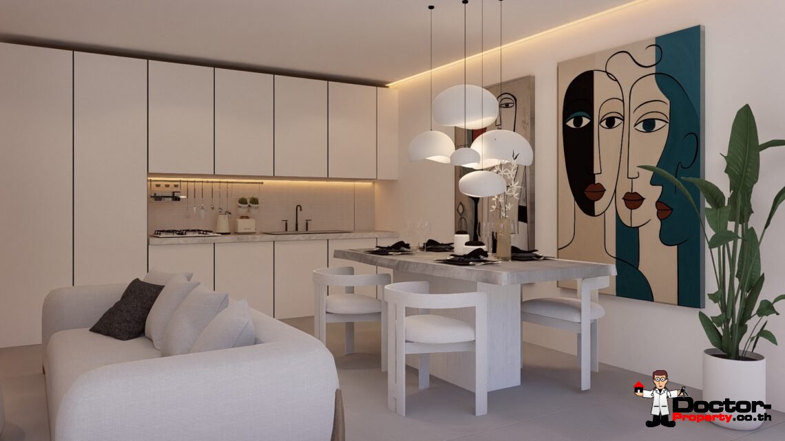 Modern 1 Bedroom Pool Villa in Chaweng, Koh Samui – For Sale